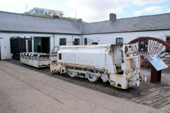 
Hunslet narrow gauge underground loco HE6049 of 1961, Big Pit, March 2010